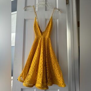 Michael Costello x REVOLVE Tahlia Dress in Marigold